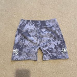 Darc Sport Training Shorts: Purple Stone Marble